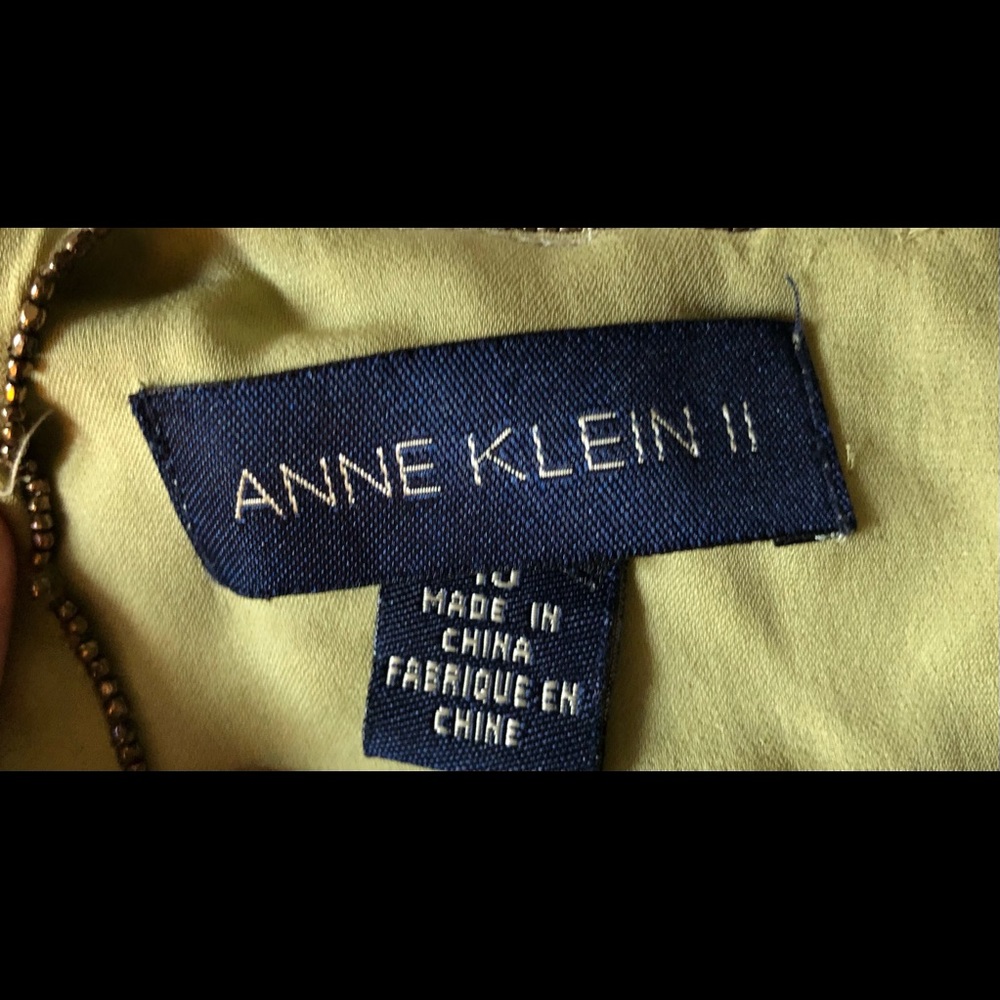Anne Klein II Silk  Beaded Blouse (10) - Picture 3 of 6